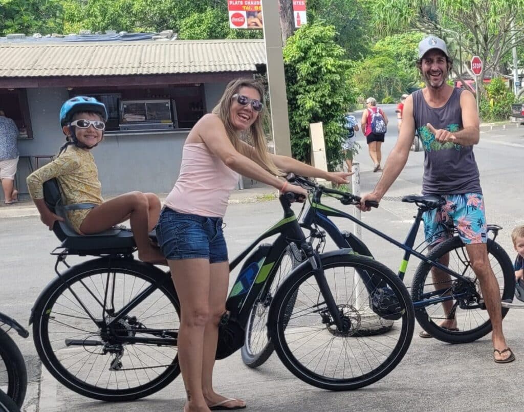 tour en vélo en famille